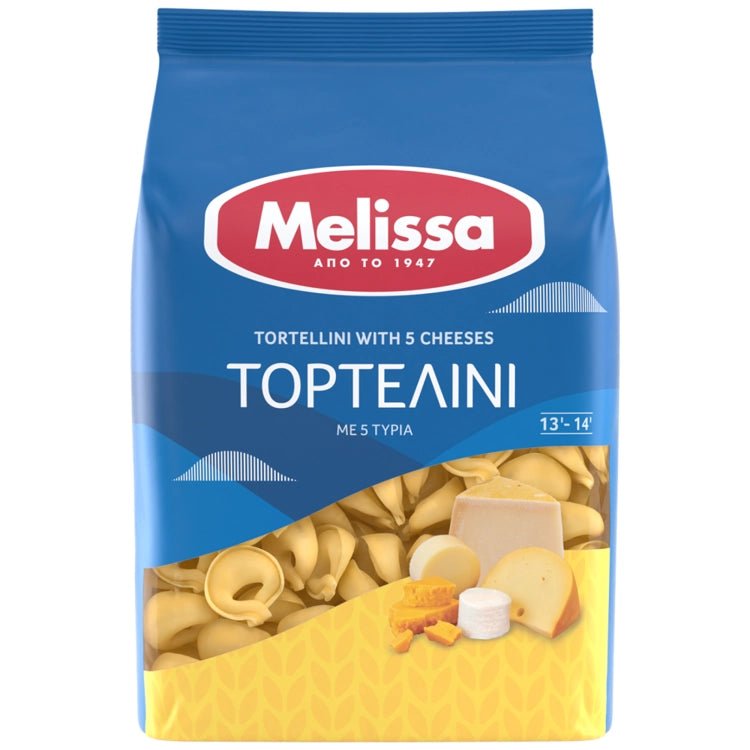 Tortellini 5 Käsesorten (250g) Melissa von Melissa bei Araxxon  - Hochwertiges griechisches Produkt.   Tortellini 5 Käsesorten (250g) Melissa από Melissa στο Araxxon  - Αυθεντικό ελληνικό προϊόν.